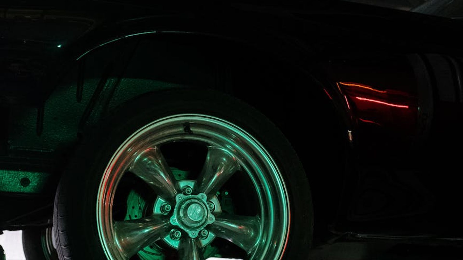 Modern automotive repair facility background